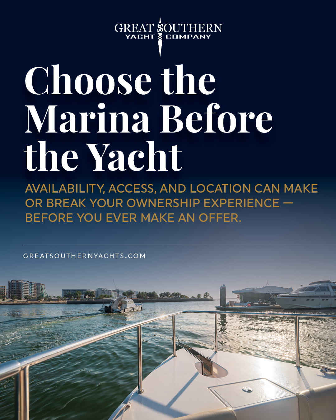 The overlooked reason marina availability should shape your shortlist before making an offer