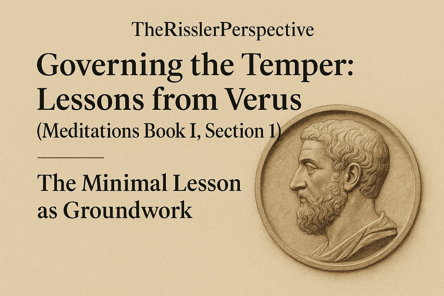 Meditations — Book I, Section 1