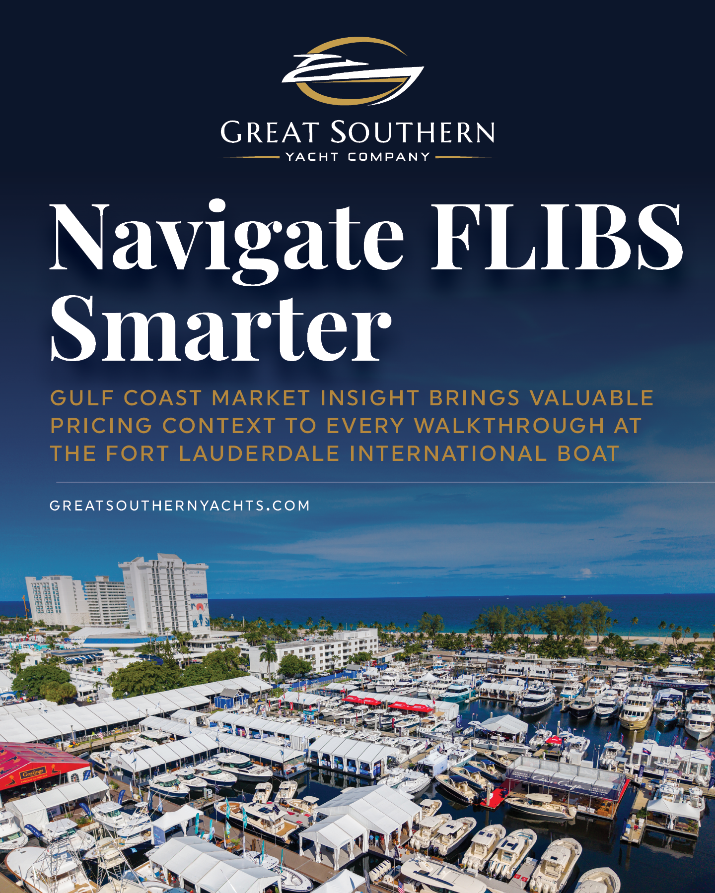 From Destin to Fort Lauderdale, GSY’s Gulf Coast market fluency gives you pricing context at FLIBS that most buyers miss—why regional insight matters when you’re comparing nationwide listings