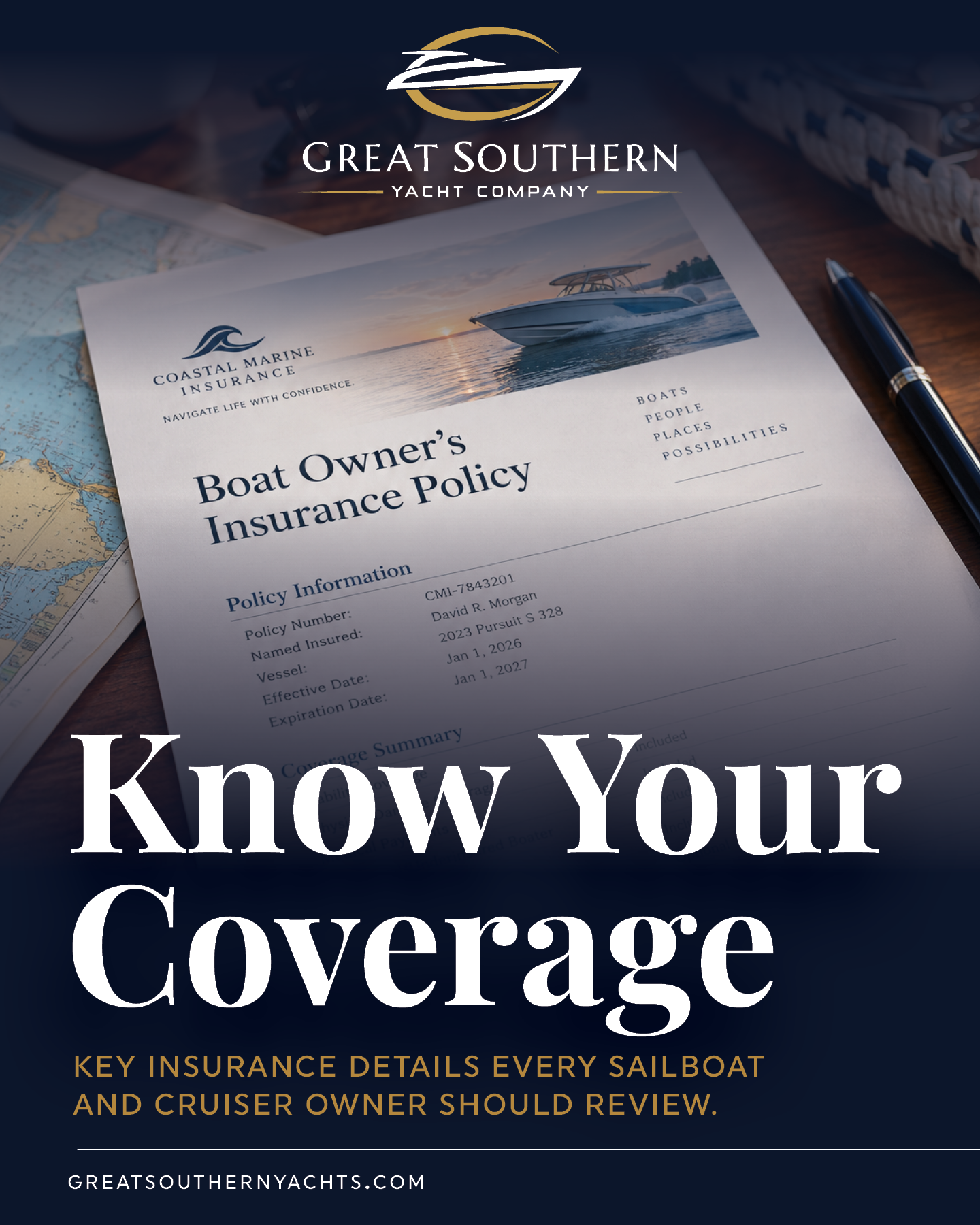 Develop a how-to checklist for sailboat and cruiser owners covering policy territory limits, named hurricane plans, and lay‑up warranties, with an at-a-glance Red Flags in Your Policy sidebar
