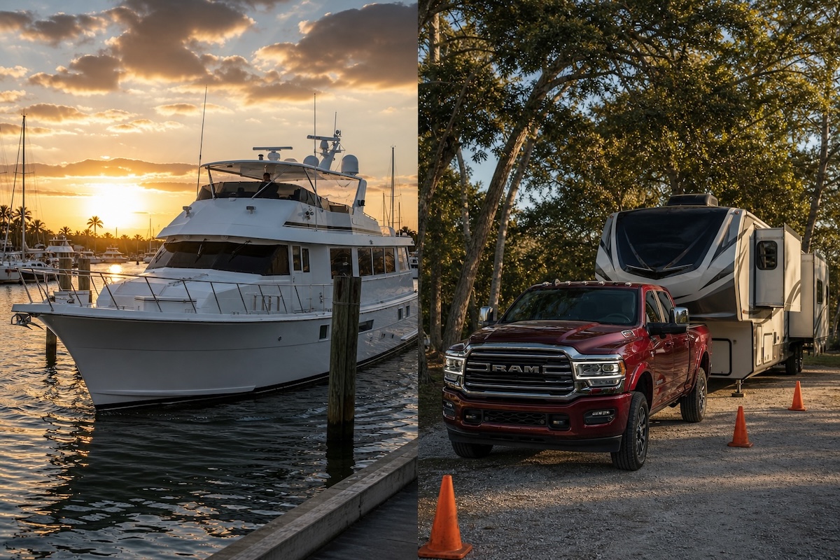 Docking a yacht made my trailer-backing better: crossover skills you can practice this weekend to save your gelcoat and your bumper