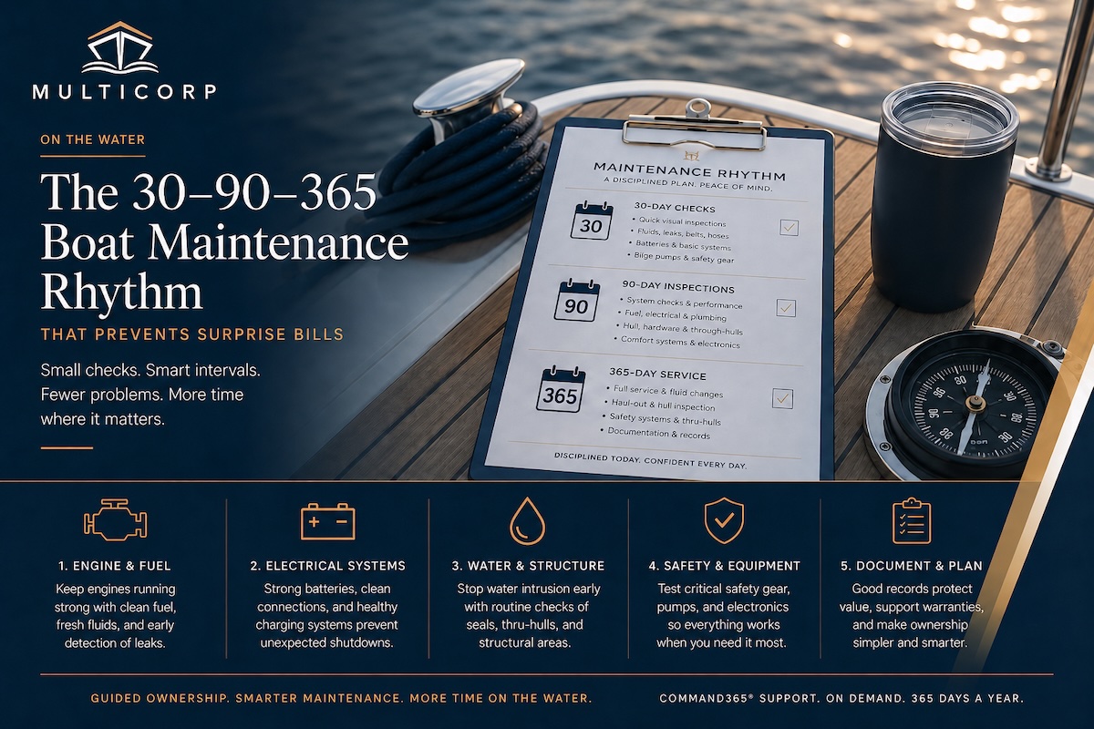A 30–90–365 maintenance rhythm that prevents surprise bills; schedule quick checks now to avoid the three most expensive failures owners face mid-season