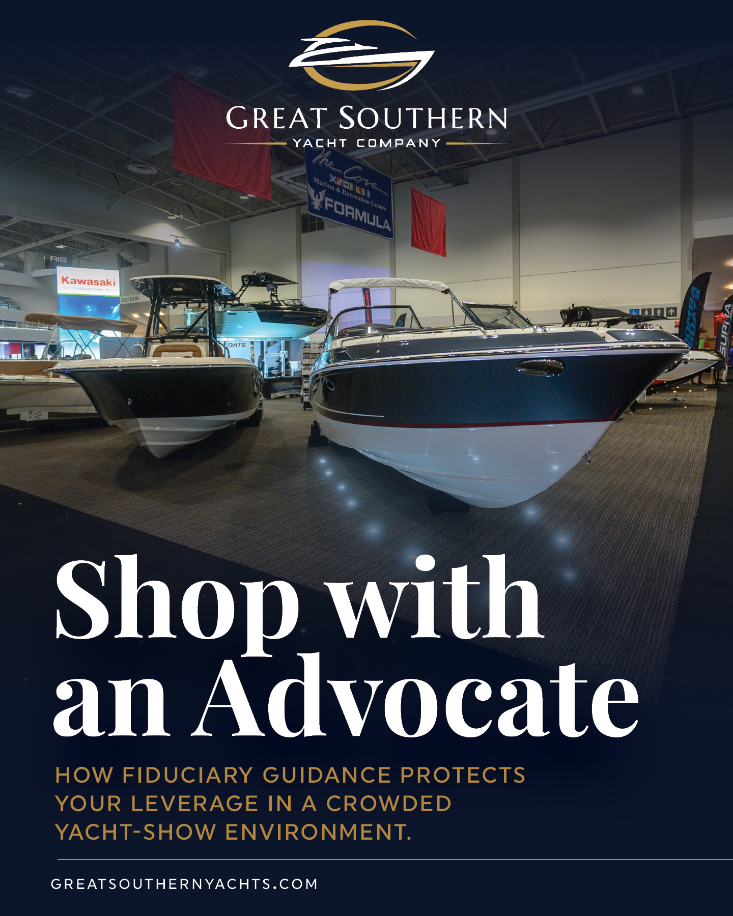 Shopping alone vs with a fiduciary: how GSY protects leverage in crowded show environments by advising on timing, offer structure, and when not to pursue a boat