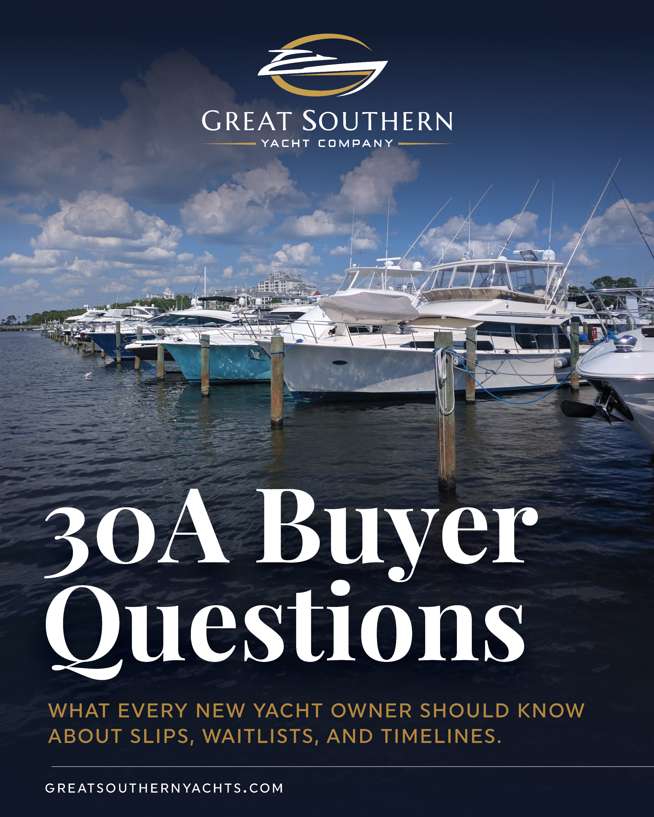 30A yacht broker FAQ: marina waitlists, slippage realities, and realistic timelines for new owners