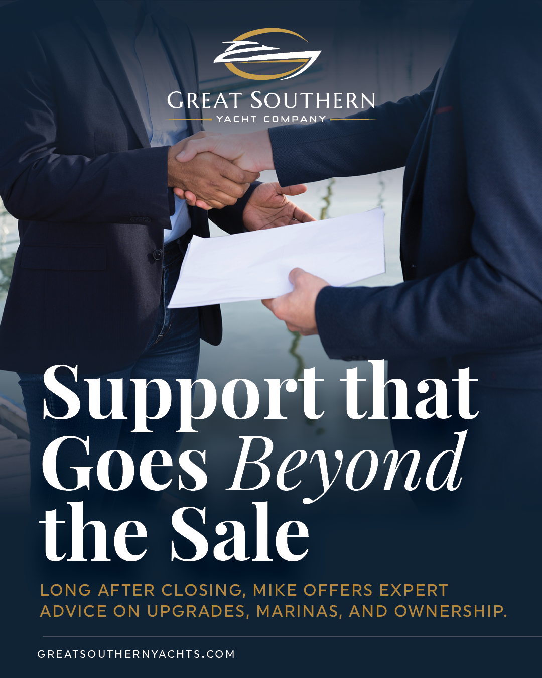 Long-term support, not just a sale: how Mike’s ongoing involvement with clients’ yachts informs smarter upgrades, better marina choices, and confident ownership. Learn more at our website