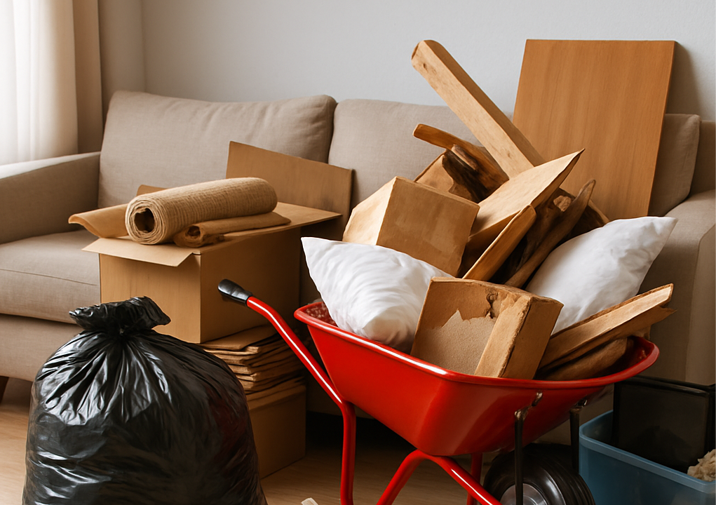 Benefits of hiring a junk hauling service versus DIY junk removal.